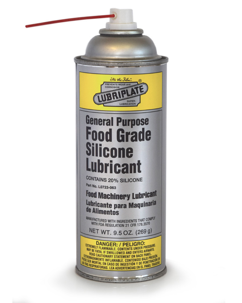General Purpose Food Grade Silicone, 9.5 oz. spray Lubriplate